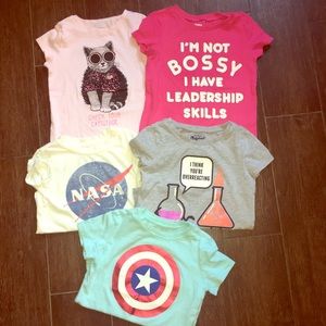 Bundle of  6 T-shirts for girl